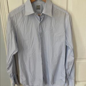 Ike Behar Sky Blue Dress Shirt